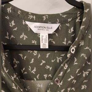 Addition Elle Size 2x Olive Color Dress